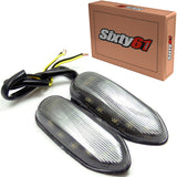 Suzuki GSXR 600 750 (2006-2026) / GSXR 1000 (2005-2016) Mirror Block Off Turn Signals-Smoke