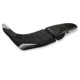 Funda de asiento Honda Africa Twin ADV Sport 2020-2024 Tappezzeria Italia TPZ Ultragrip en plata