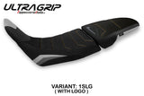 Funda de asiento Honda Africa Twin ADV Sport 2020-2024 Tappezzeria Italia TPZ Ultragrip en plata