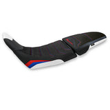 Honda Africa Twin ADV Sport 2020-2026 Seat Cover Tappezzeria Italia TPZ Ultragrip in White and Red