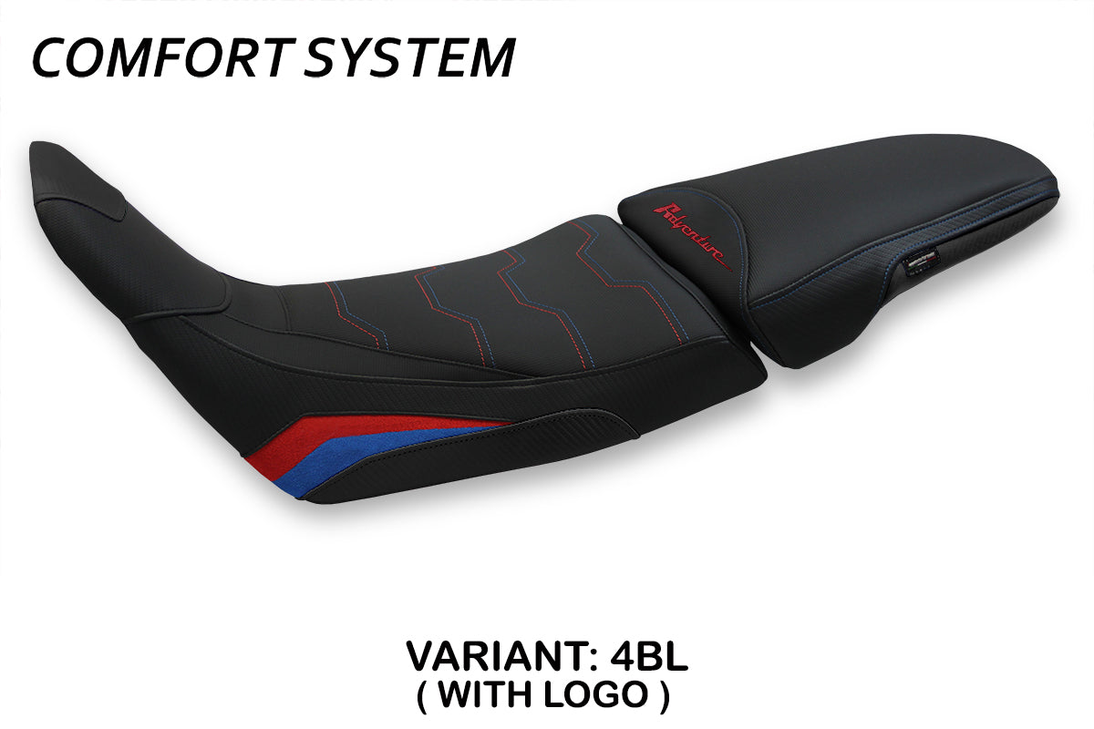 Honda Africa Twin ADV Sport 2020-2026 Seat Cover Tappezzeria Italia TPZ Comfort in Red and Blue