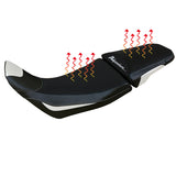 Honda Africa Twin Adv Sport 1100 2020-2024 Comfort Heat Seat Cover Tappezzeria Italia TPZ in White