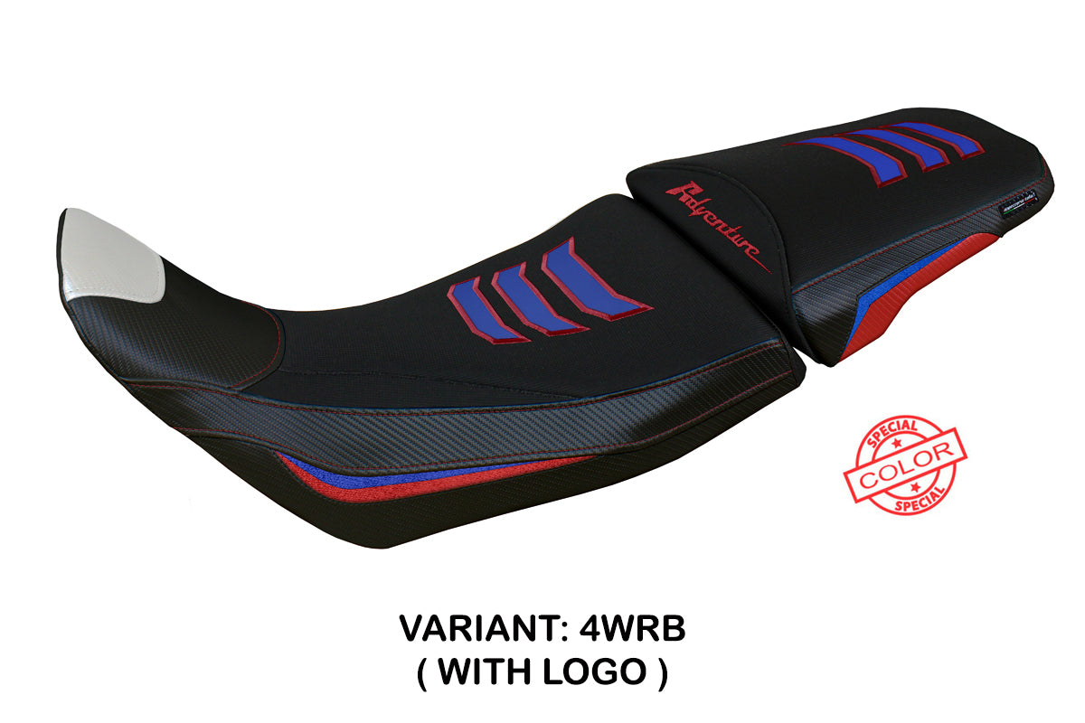 Honda Africa Twin 1100 ADV Sport 2020-2026 Seat Cover Tappezzeria Italia TPZ in Red and Blue SE