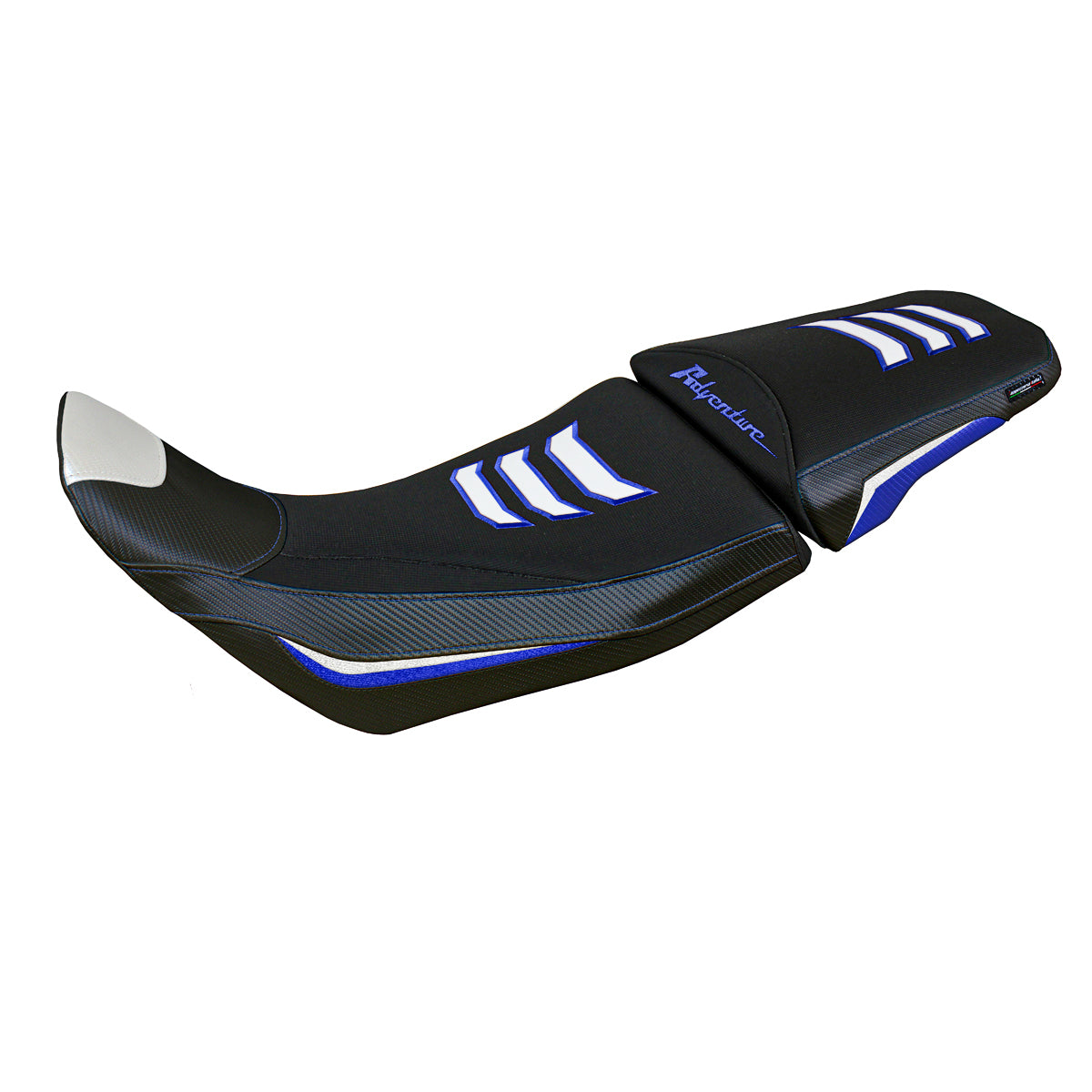 Honda Africa Twin ADV Sport 2020-2026 Seat Cover Tappezzeria Italia TPZ Comfort in Blue and White