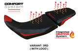 Honda Africa Twin 1100 2020-2024 Comfort Heated Seat Cover Tappezzeria Italia TPZ in Red