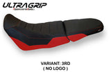 Funda de asiento Tappezzeria Italia TPZ Ultragrip para Honda Africa Twin 1000 Adventure 2018-2019 en rojo