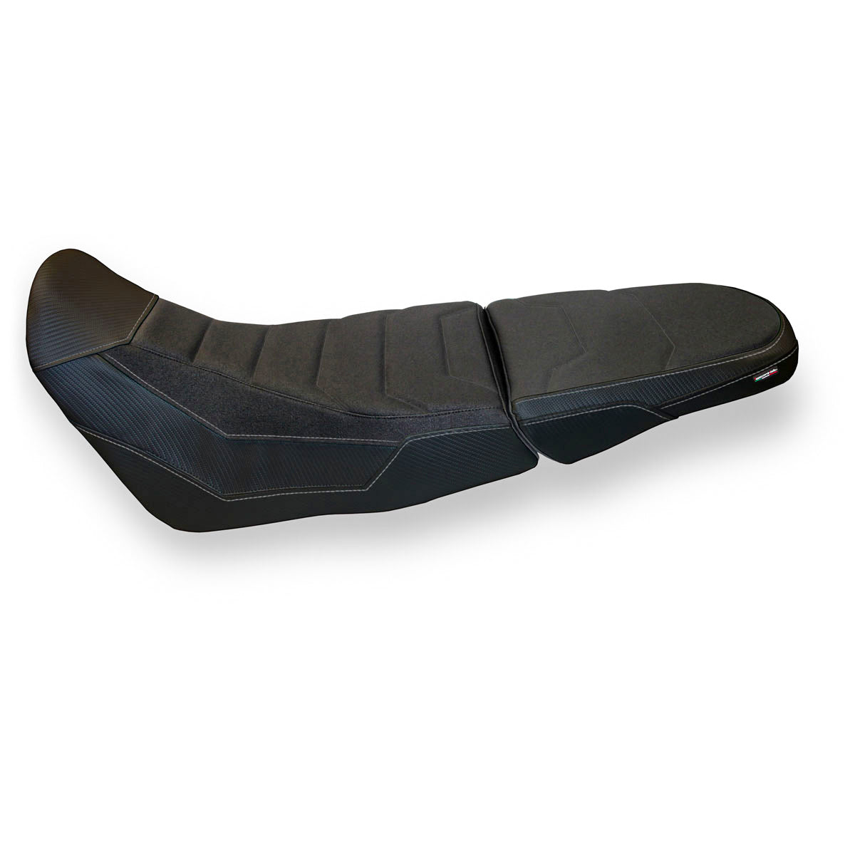 Funda de asiento Tappezzeria Italia TPZ Ultragrip negra para Honda Africa Twin 1000 Adventure 2018-2019