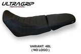Funda de asiento Tappezzeria Italia TPZ Ultragrip negra para Honda Africa Twin 1000 Adventure 2018-2019