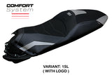 Honda ADV 350 2022-2026 Seat Cover Tappezzeria Italia TPZ Comfort in Silver and Black