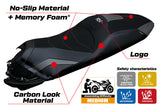 Honda ADV 350 2022-2026 Seat Cover Tappezzeria Italia TPZ Comfort in Grey and Black