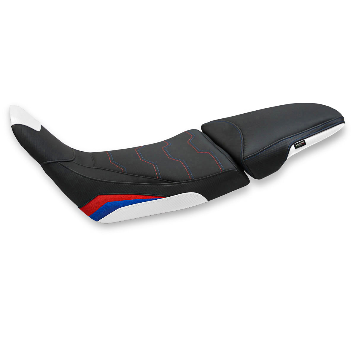 Honda Africa Twin 1100 2020-2026 Seat Cover Tappezzeria Italia TPZ Comfort White, Red and Blue