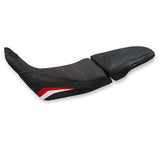 Funda de asiento Tappezzeria Italia TPZ Comfort para Honda Africa Twin 1100 2020-2024 en negro
