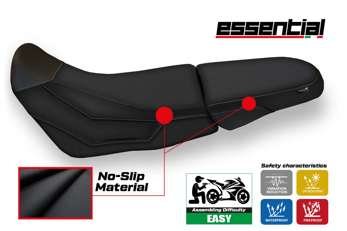 Honda Africa Twin 1000 Adventure 2018-2019 Seat Cover TPZ Italia Essential Black