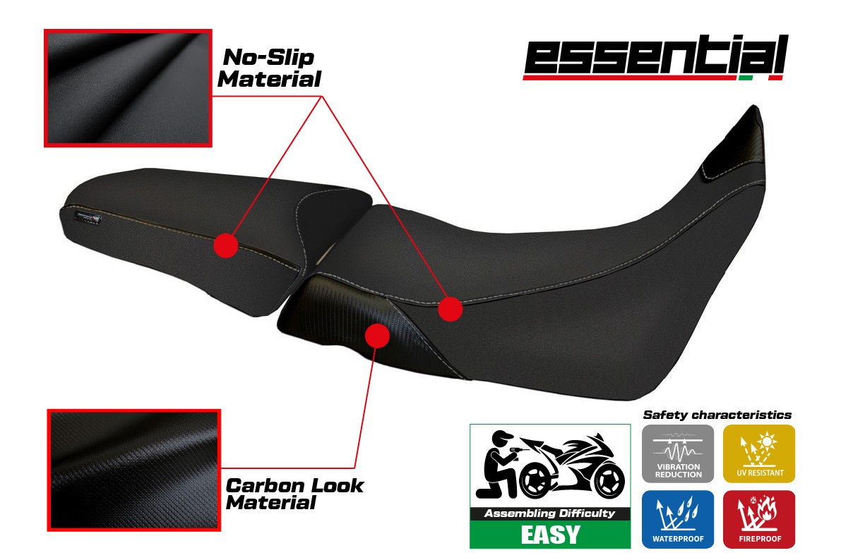 Honda Africa Twin 1000 2015-2019 Seat Cover TPZ Italia Essential Black