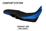 Funda de asiento Tappezzeria Italia TPZ Comfort para Honda Africa Twin 1000 2015-2019 en azul