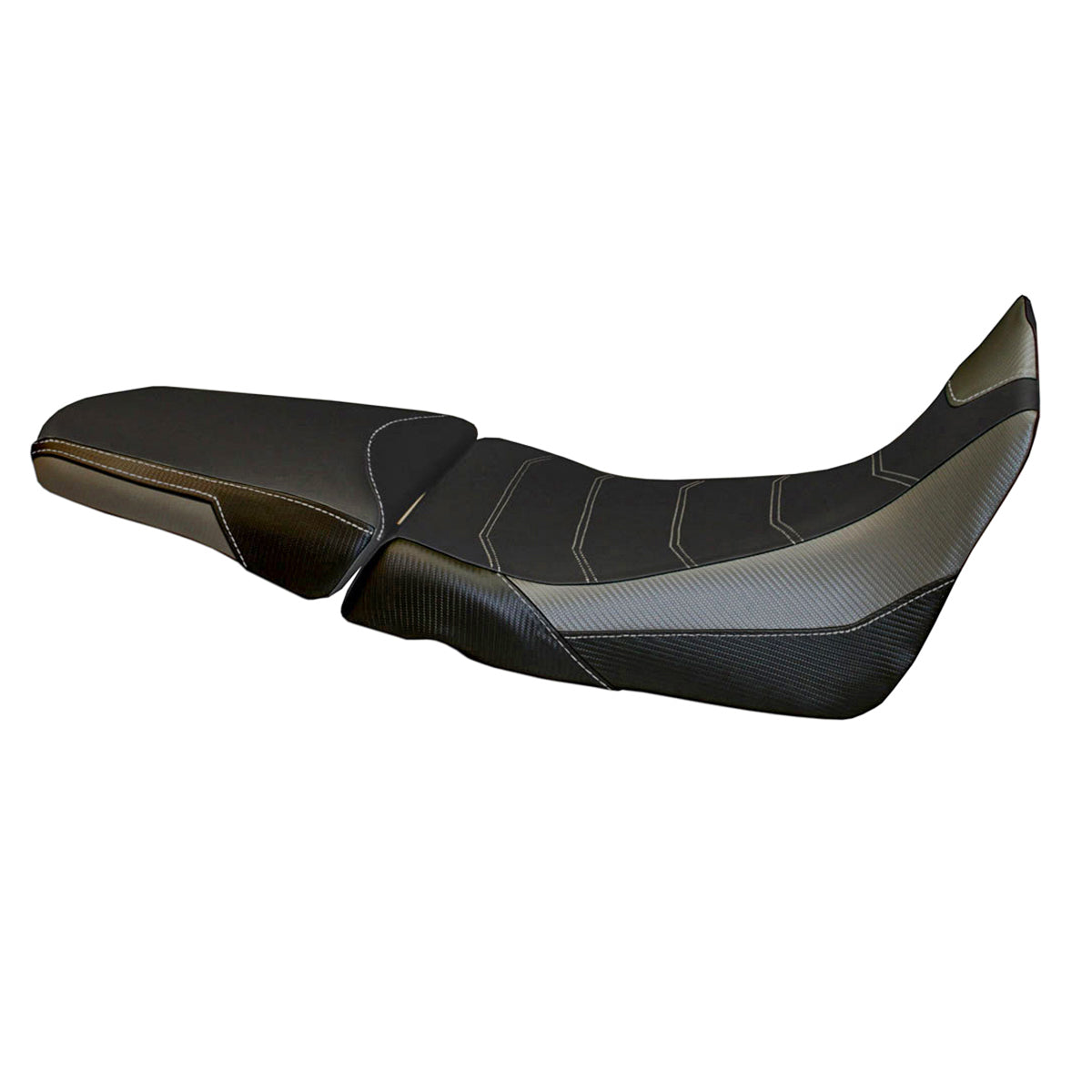 Funda de asiento Tappezzeria Italia TPZ Comfort para Honda Africa Twin 1000 2015-2019 en gris