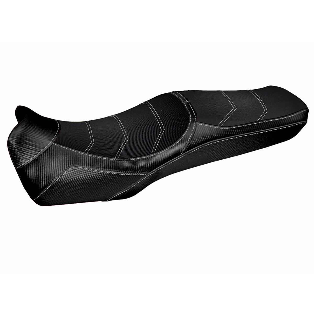 Funda de asiento para Honda Crosstourer 1200 VFR1200X 2011-2020 Tappezzeria Italia TPZ Comfort en negro