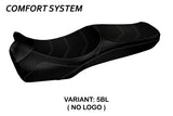 Funda de asiento para Honda Crosstourer 1200 VFR1200X 2011-2020 Tappezzeria Italia TPZ Comfort en negro