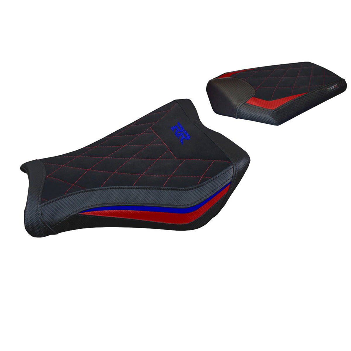 Honda CBR1000RR 2008-2011 Seat Cover TPZ Italia Velvet Comfort Red White