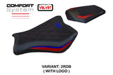 Honda CBR1000RR 2008-2011 Seat Cover TPZ Italia Velvet Comfort Red White
