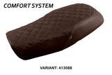 Funda de asiento Honda CB1100RS 2017-2022 Tappezzeria Italia TPZ Comfort en marrón oscuro