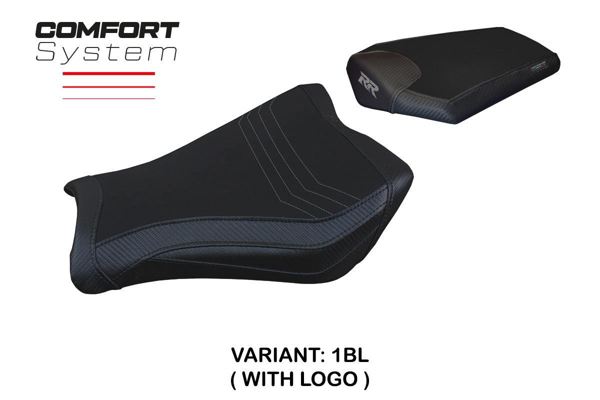 Funda de asiento Honda CBR1000RR 2008-2016 Tappezzeria Italia TPZ Comfort en negro