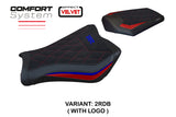 Honda CBR1000RR 2008-2016 Seat Cover Tappezzeria Italia TPZ Comfort in Red and Blue Diamond