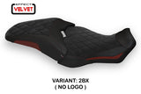 Funda de asiento Honda CB1000R 2018-2025 Tappezzeria Italia TPZ en burdeos y negro