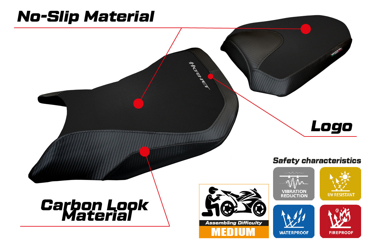 Honda CB500 Hornet 2024-2026 Seat Cover Tappezzeria Italia TPZ Black