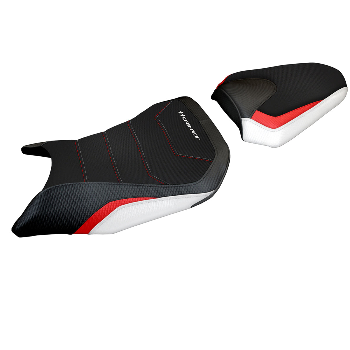 Honda CB500 Hornet 2024-2026 Seat Cover Tappezzeria Italia TPZ Comfort White Red and Black