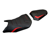 Funda de asiento Honda CB 500 Hornet 2024-2025 Tappezzeria Italia TPZ Ultragrip Rojo Negro