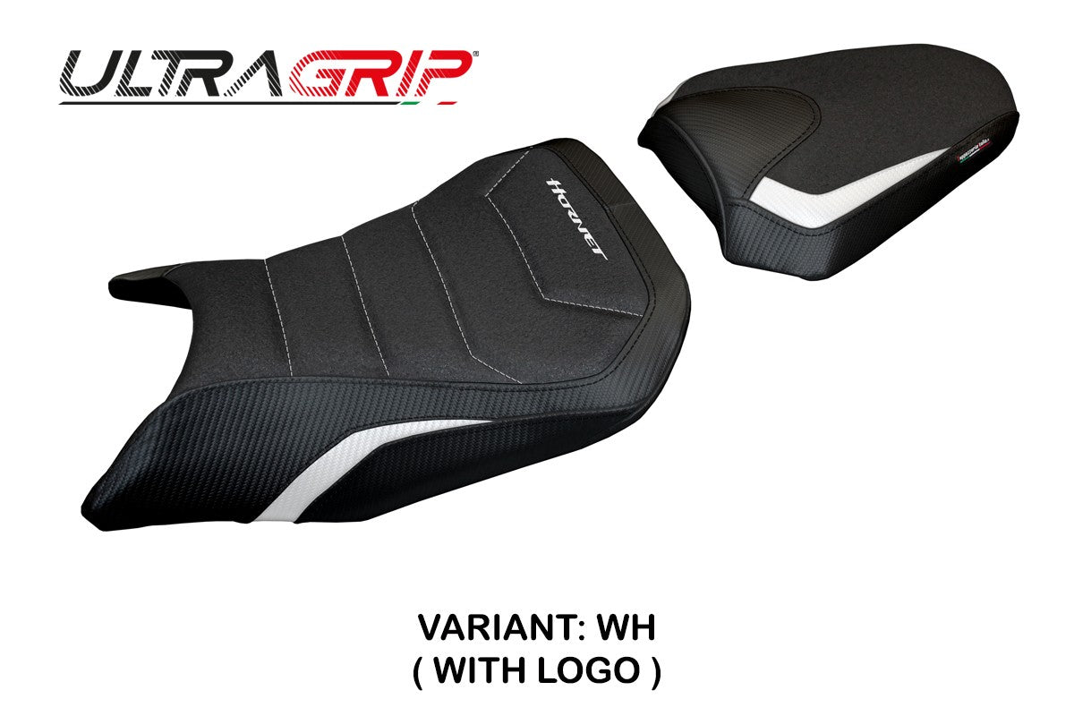Honda CB 500 Hornet 2024-2025 Seat Cover Tappezzeria Italia TPZ Ultragrip White Black