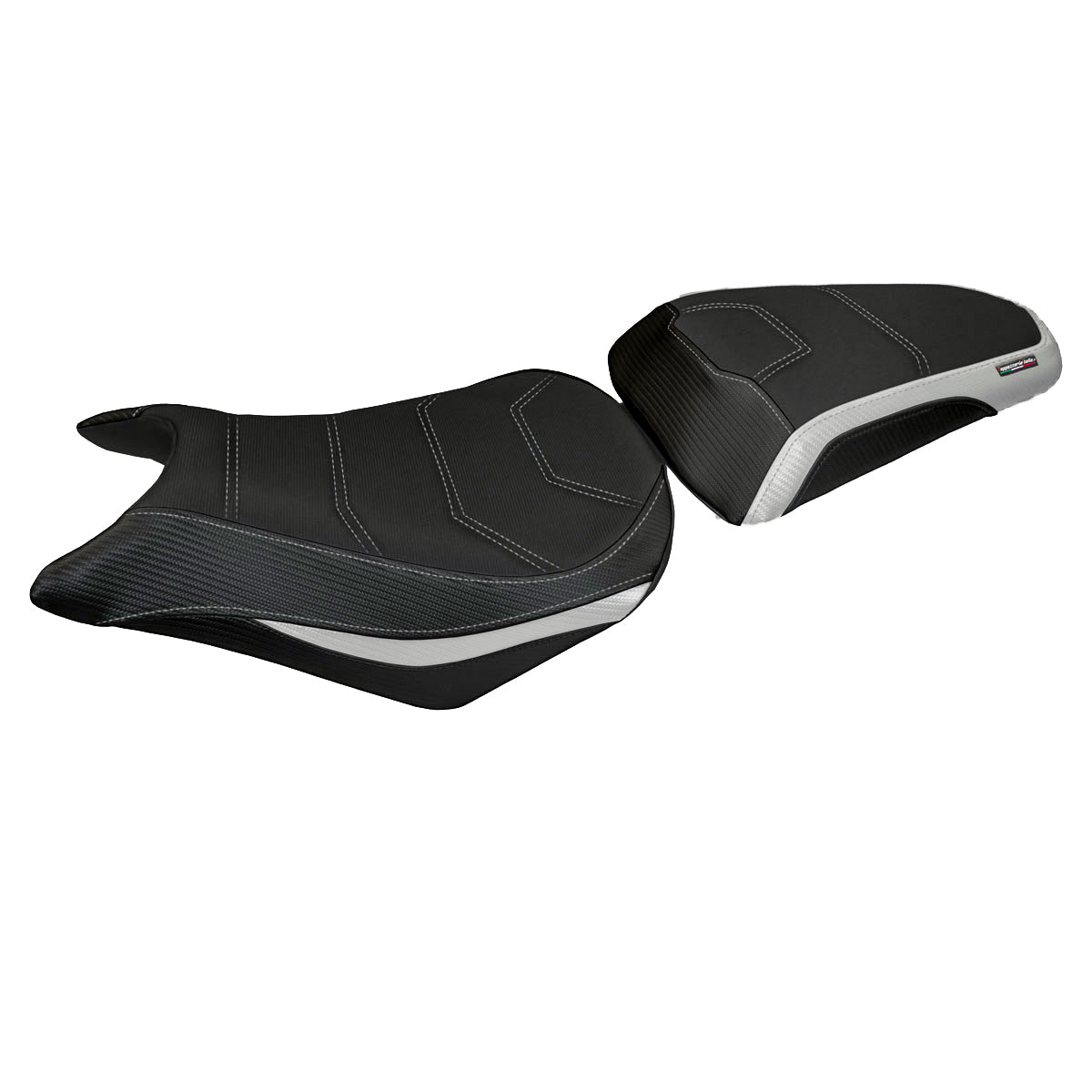 Honda CB500F 2012-2015 Seat Cover Tappezzeria Italia TPZ Comfort in Silver and Black