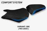 Honda CB500F 2012-2015 Seat Cover Tappezzeria Italia TPZ Comfort in Blue and Black