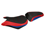 Funda de asiento Honda CB500F 2012-2015 Tappezzeria Italia TPZ Comfort en rojo, azul y negro