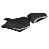 Funda de asiento Honda CB500F 2012-2015 Tappezzeria Italia TPZ en plata y negro