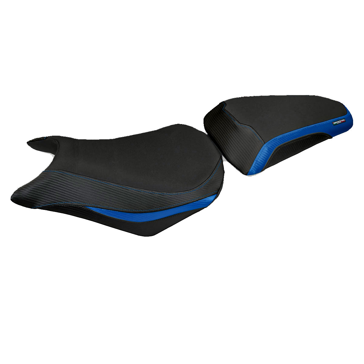 Funda de asiento para Honda CB500F 2012-2015 Tappezzeria Italia TPZ en azul y negro