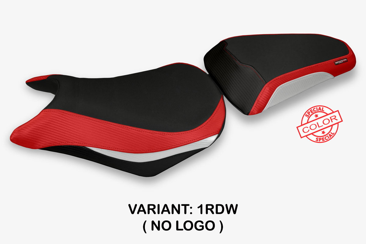Funda de asiento para Honda CB500F 2012-2015 Tappezzeria Italia TPZ en rojo, blanco y negro