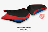 Funda de asiento para Honda CB500F 2012-2015 Tappezzeria Italia TPZ en rojo, azul y negro