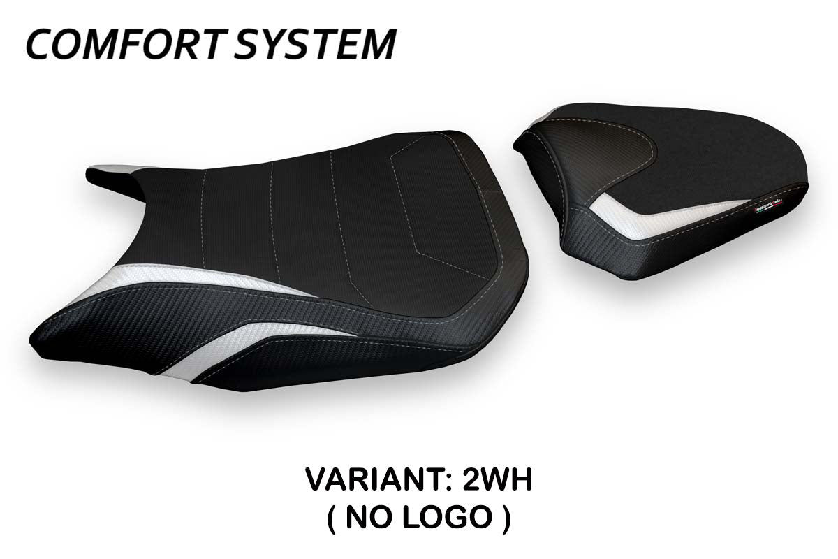 Honda CB500F 2016-2023 Seat Cover Tappezzeria Italia TPZ Comfort in White