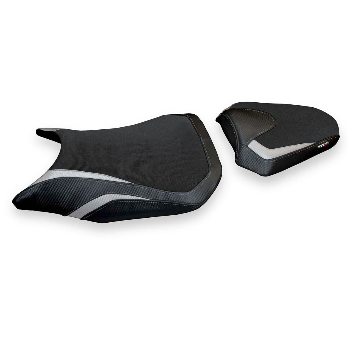 Honda CB500F 2016-2023 Seat Cover Tappezzeria Italia TPZ in Silver and Black