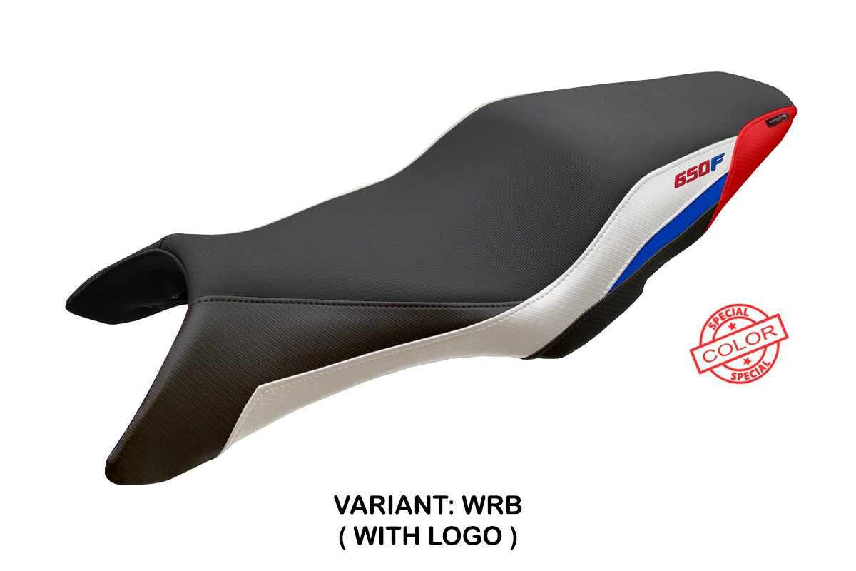 Funda de asiento para Honda CB650F 2014-2016 2017 2018 Tappezzeria Italia TPZ Blanco Azul Rojo Negro