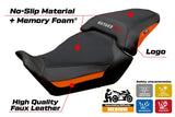 Honda CB650R 2024-2026 Seat Cover TPZ Italia Comfort Orange Black