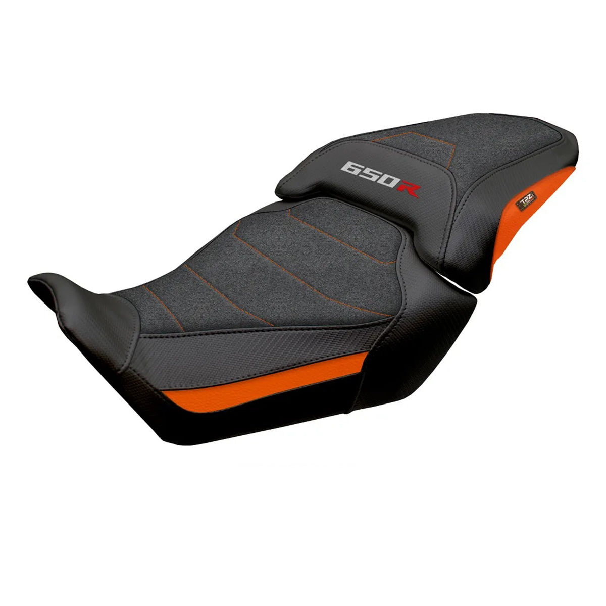Honda CB650R 2024-2026 Seat Cover TPZ Italia Ultragrip Orange Black