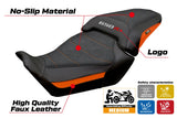 Honda CB650R 2024-2026 Seat Cover TPZ Italia Ultragrip Orange Black