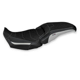 Funda de asiento Honda CB650R 2019-2023 Tappezzeria Italia TPZ en plata y negro