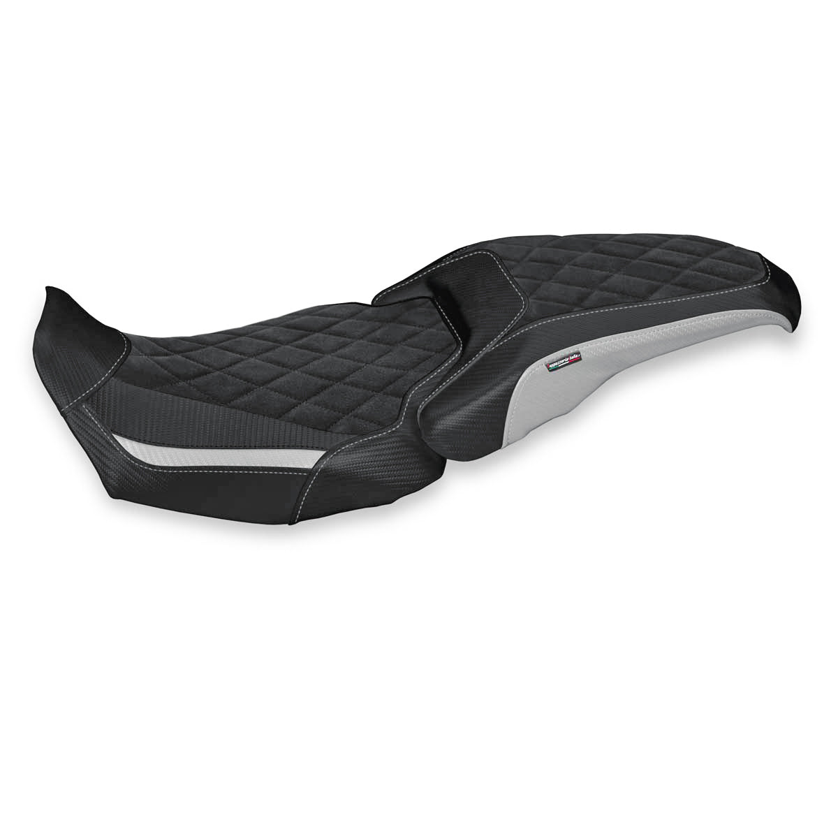 Honda CB650R 2019-2023 Funda de asiento Tappezzeria Italia TPZ en Plata Diamante