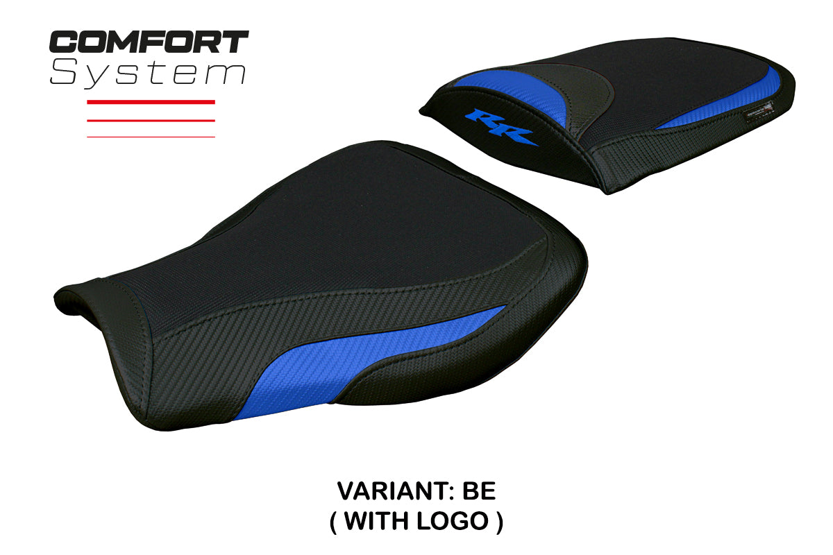 Honda CBR 600 RR 2007-2022 2023 2024 Seat Cover Tappezzeria Comfort Blue Black
