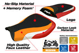 Honda CBR 600 RR 2007-2023 2024 Seat Cover Tappezzeria Comfort White Red Orange