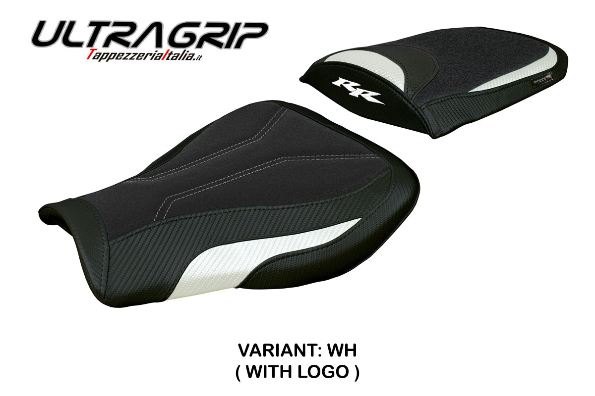 Honda CBR 600 RR 2007-2022 2023 2024 Seat Cover Tappezzeria Ultragrip White Blk